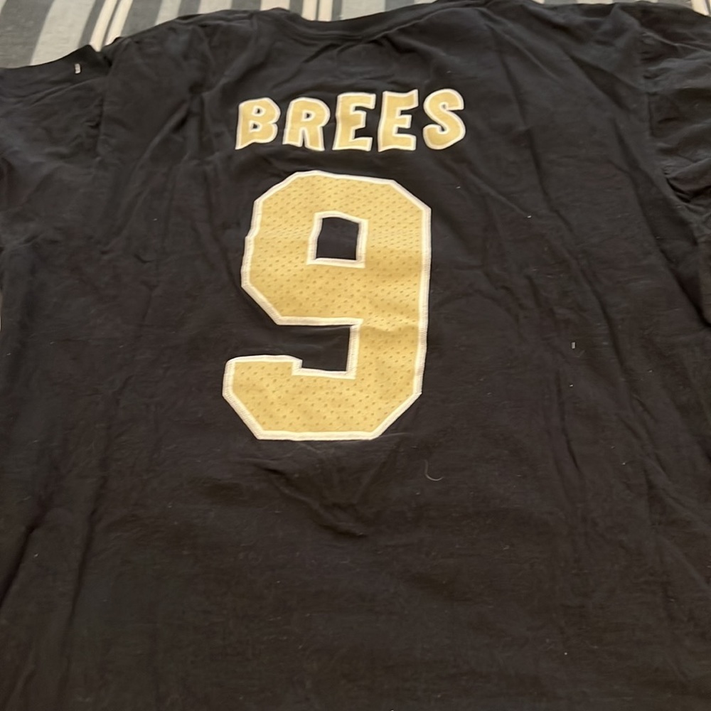 Drew Brees New Orleans saints shirt small black - Picture 3 of 3